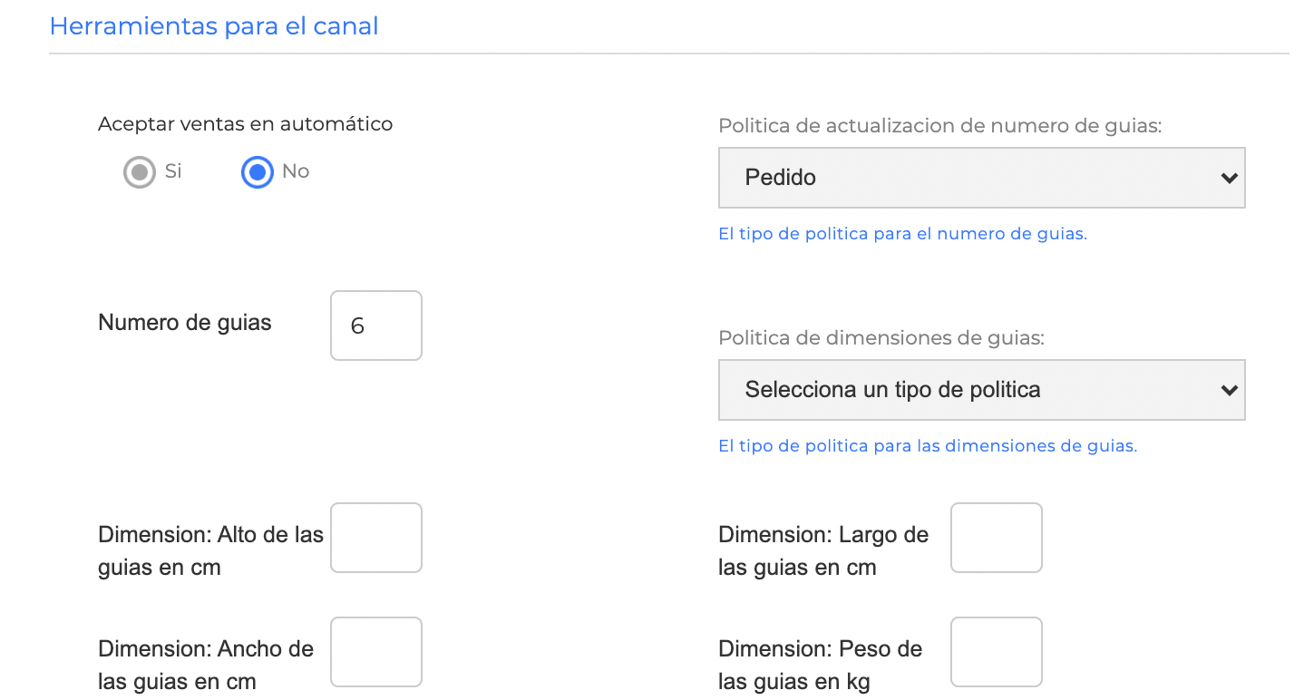 Herramienta para el canal de Liverpool Entrada Unica (guías)
