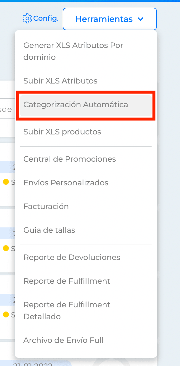 Herramientas Mercado libre