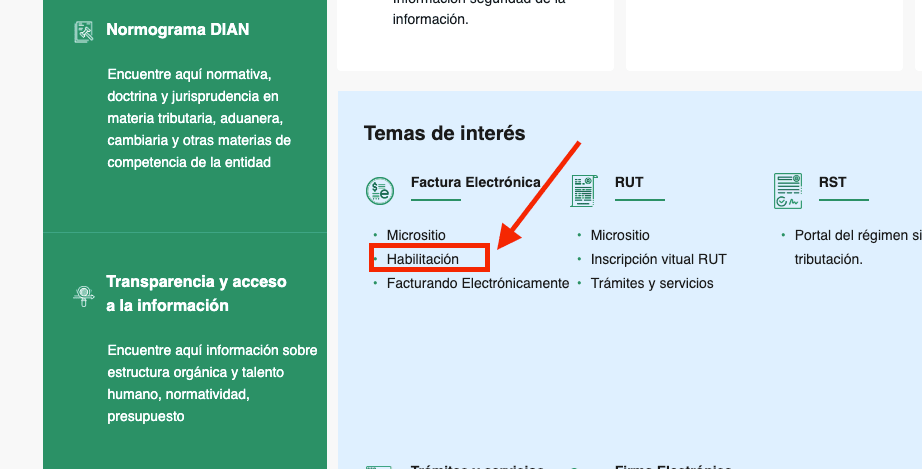 Factura Electrónica - Portal DIAN