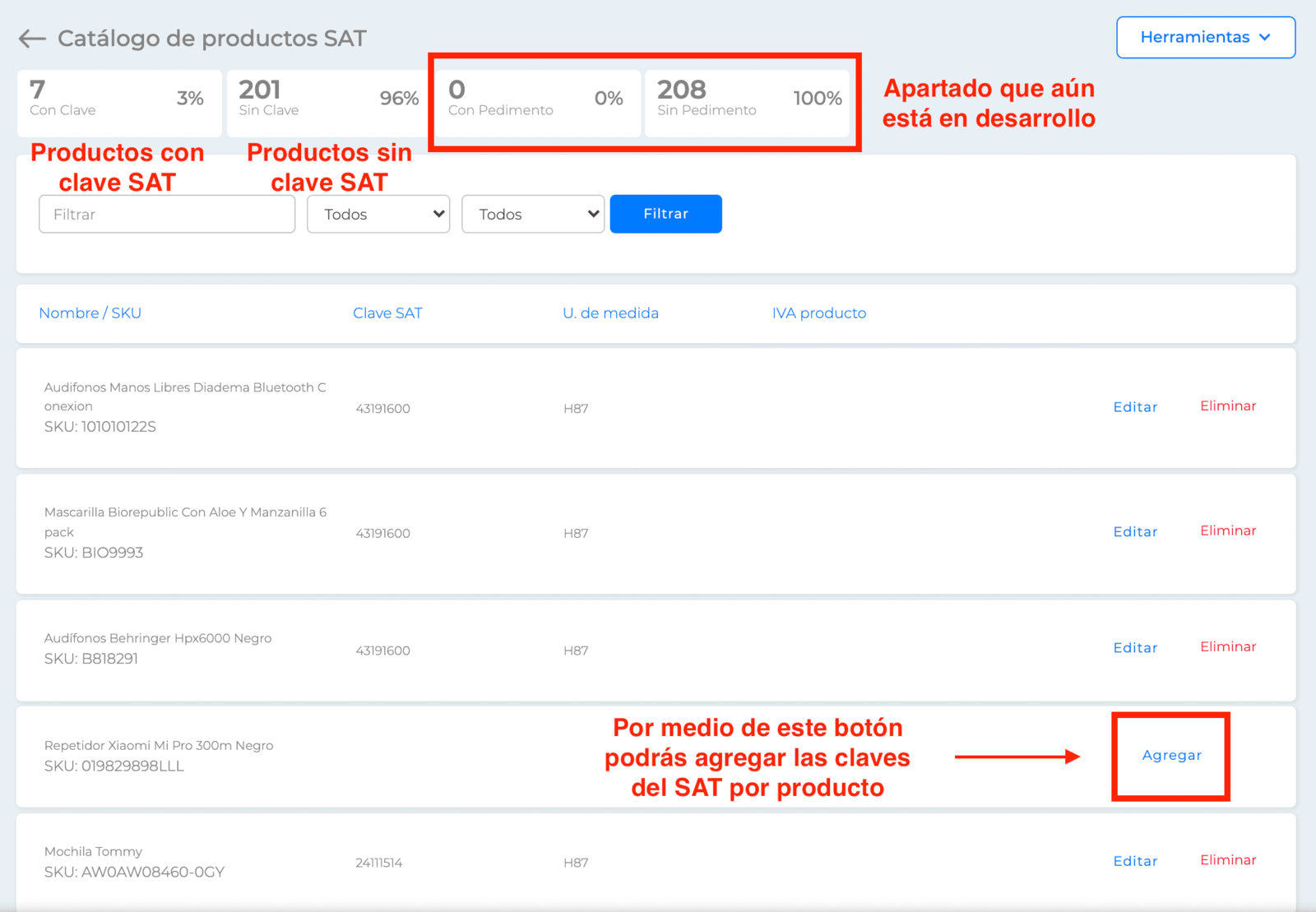Configuración de facturación