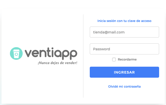 Acceso a la plataforma