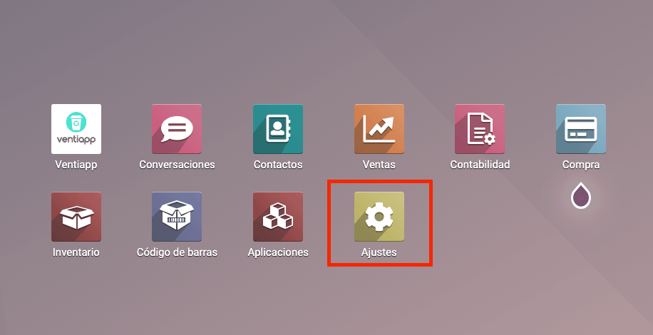 Panel de Odoo