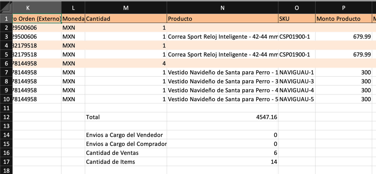 Reporte de Ventas