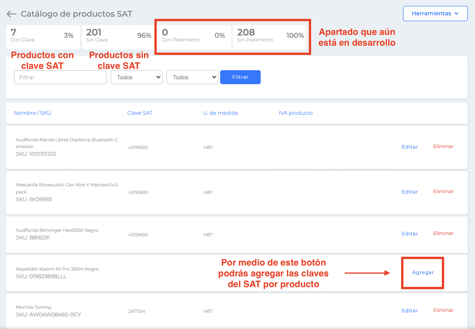 Configuración de facturación