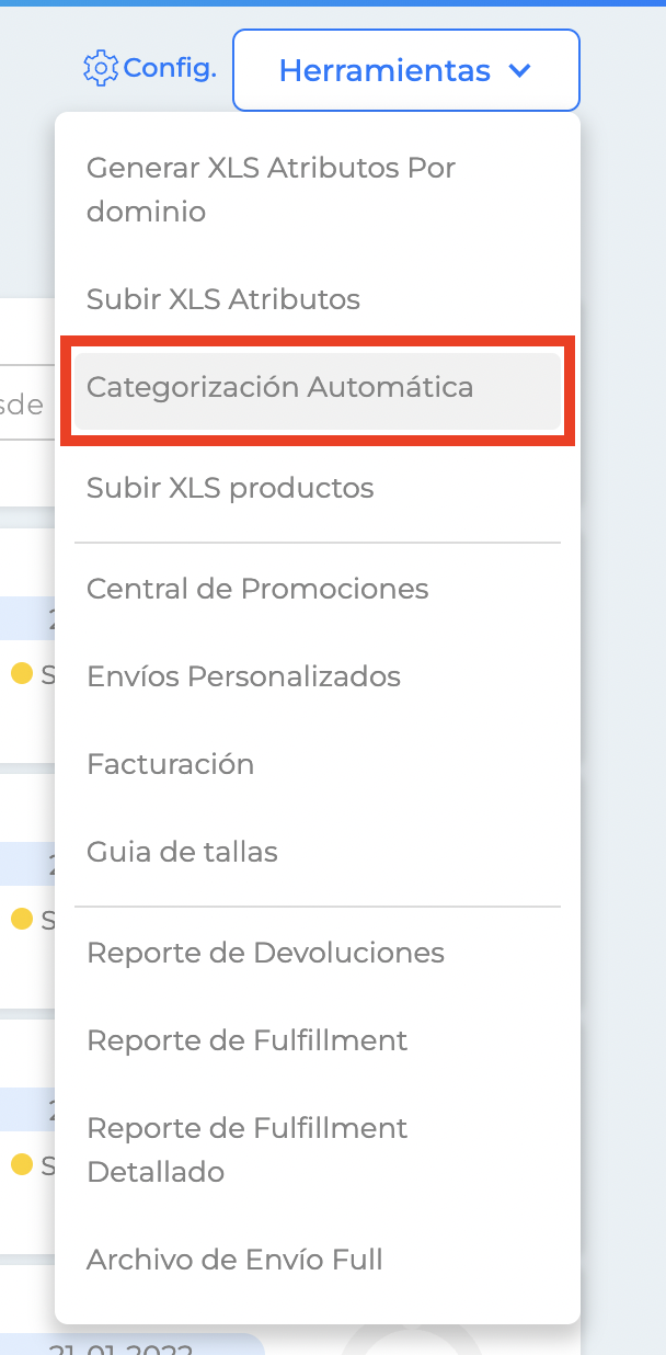 Herramientas Mercado libre